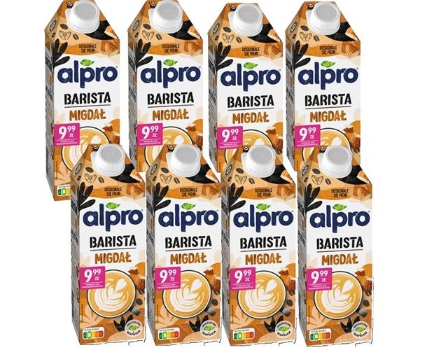 Napój migdałowy Barista 750ml Alpro zestaw 8 szt.