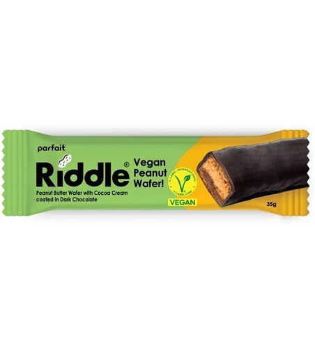 Baton z masłem orzechowym 35g Riddle