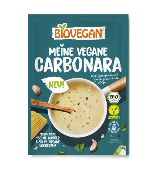 Sos carbonara wegański bezglutenowy BIO 27g Bioveg
