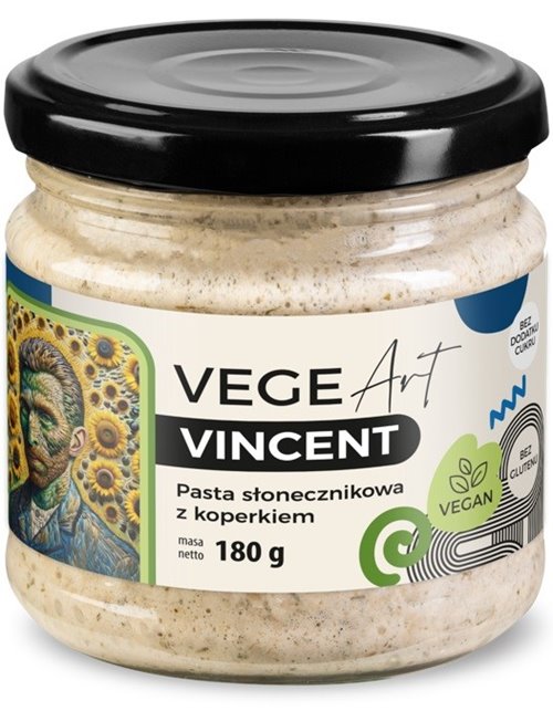 Pasta słonecznikowa z koperkiem bezglutenowa 180g 